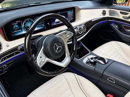 2017 Mercedes-Benz S-Класс 400 d Long VI (W222, C217) Рестайлинг, чёрный, 4999999 рублей, вид 5