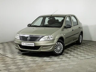 2011 Renault Logan I Рестайлинг, бежевый, 349585 рублей, вид 1