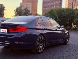 2018 BMW 5 серии 520d VII (G30/G31/G38), синий, 2190000 рублей, вид 3