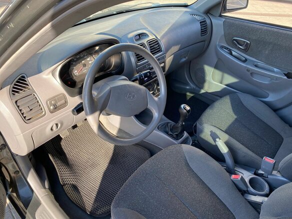 2010 Hyundai Accent ТагАЗ II, серый, 399000 рублей - вид 8