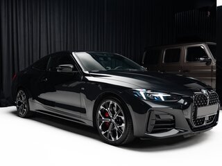 2025 BMW 4 серии 430i xDrive G22, G23, G26 Рестайлинг, чёрный, 9400000 рублей, вид 3