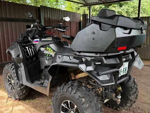2021 Stels ATV-650 Guepard ST, чёрный, 740000 рублей - вид 5
