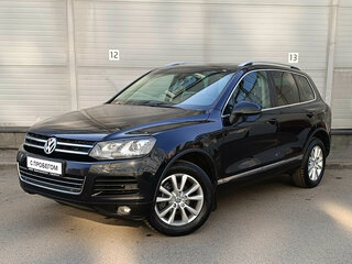 2014 Volkswagen Touareg II, чёрный, 1769000 рублей, вид 1