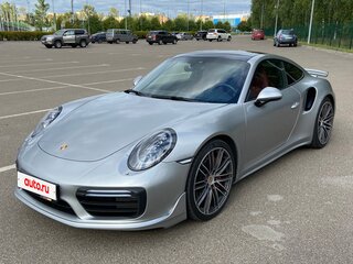 2017 Porsche 911 Turbo VII (991) Рестайлинг, серебристый, 11770000 рублей, вид 1