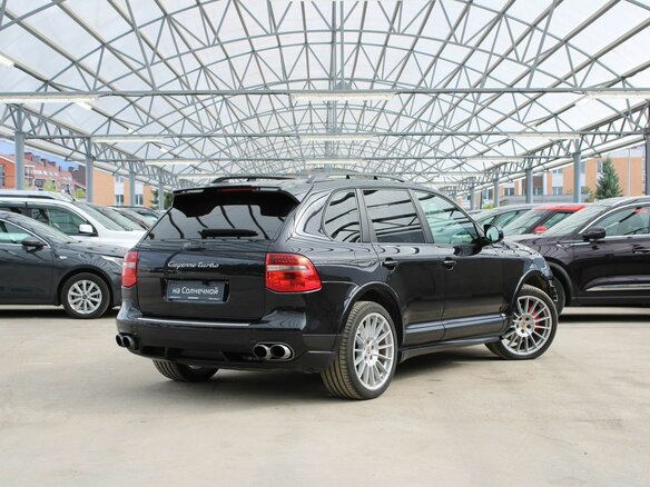 2008 Porsche Cayenne Turbo S I Рестайлинг (957), чёрный - вид 4