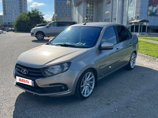 2021 Lada (ВАЗ) Granta I Рестайлинг, серый, 770000 рублей, вид 1
