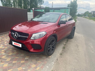 2017 Mercedes-Benz GLE Coupe 350 d I (C292), красный, 4350000 рублей, вид 1