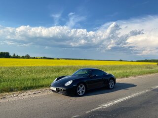 2007 Porsche Cayman S I (987), чёрный, 2990000 рублей, вид 1