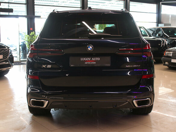 2025 BMW X5 30d IV (G05/G18) Рестайлинг, синий - вид 5