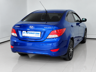 2012 Hyundai Solaris I, синий, 760000 рублей, вид 4
