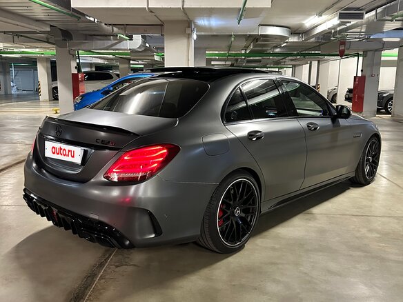 2016 Mercedes-Benz C-Класс AMG 63 AMG S IV (W205), серый - вид 3
