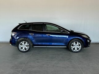 2010 Mazda CX-7 I Рестайлинг, синий, 615000 рублей, вид 4