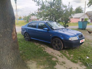 2003 Skoda Octavia I (A4) Рестайлинг, синий, 370000 рублей, вид 2