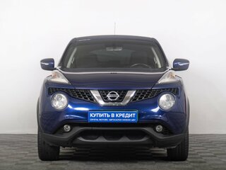 2015 Nissan Juke I Рестайлинг, синий, 1349000 рублей, вид 3