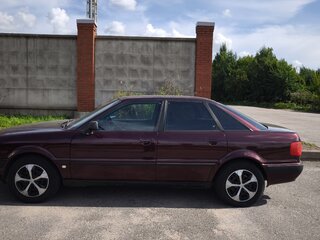 1994 Audi 80 V (B4), красный, 350000 рублей, вид 4