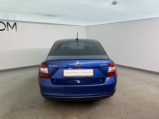 2017 Skoda Rapid I Рестайлинг, синий, 1460000 рублей, вид 4