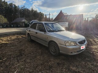 2004 Hyundai Accent ТагАЗ II, серый, 256000 рублей, вид 2