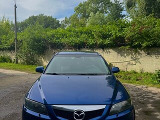 2006 Mazda 6 I (GG) Рестайлинг, синий, 430000 рублей, вид 1