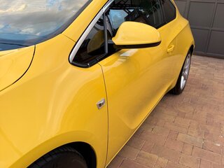 2014 Opel Astra GTC J Рестайлинг, жёлтый, 800000 рублей, вид 4