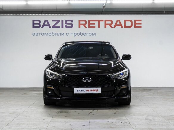 2018 Infiniti Q50 I Рестайлинг, чёрный - вид 1