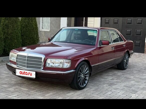 1991 Mercedes-Benz S-Класс 300 II (W126) Рестайлинг, красный, 1049000 рублей - вид 2