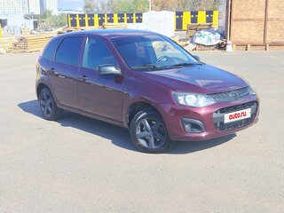 2014 Lada (ВАЗ) Kalina II, пурпурный, 430000 рублей, вид 3
