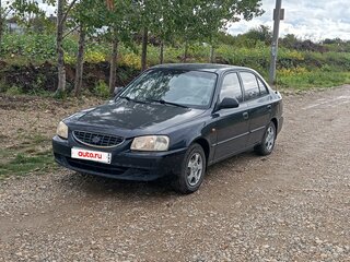 2011 Hyundai Accent ТагАЗ II, чёрный, 455000 рублей, вид 1
