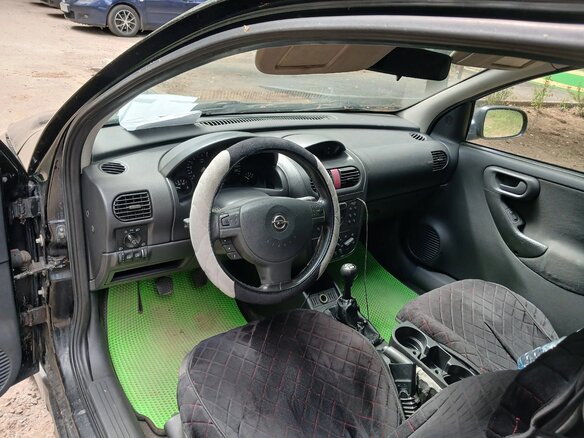 2002 Opel Corsa C, чёрный, 135000 рублей - вид 4