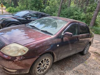 2002 Toyota Corolla IX (E120, E130), красный, 509000 рублей, вид 3