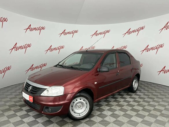 2012 Renault Logan I Рестайлинг, красный, 299000 рублей