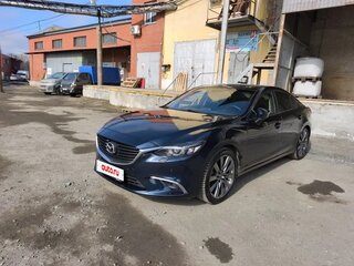 2017 Mazda 6 III (GJ) Рестайлинг, синий, 1880000 рублей, вид 2