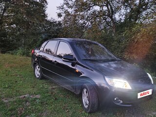 2013 Lada (ВАЗ) Granta I, чёрный, 250000 рублей, вид 4