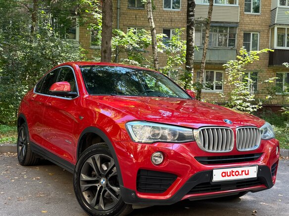 2017 BMW X4 28i I (F26), красный