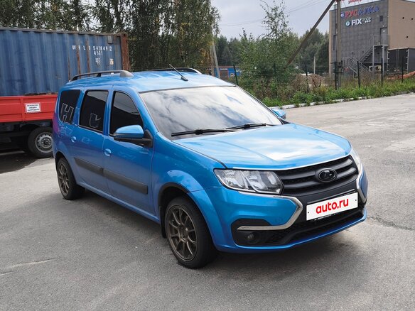 2021 Lada (ВАЗ) Largus I Рестайлинг, синий - вид 2
