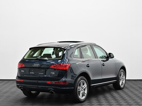 2014 Audi Q5 I (8R) Рестайлинг, синий, 1789000 рублей, вид 2