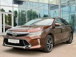2018 Toyota Camry VII (XV50) Рестайлинг 2, коричневый, 2210000 рублей, вид 1