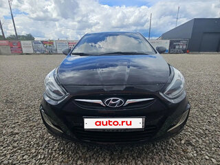 2013 Hyundai Solaris I, чёрный, 605000 рублей, вид 1