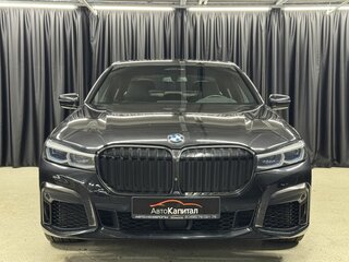 2021 BMW 7 серии 740d xDrive VI (G11/G12) Рестайлинг, чёрный, 6349000 рублей, вид 2