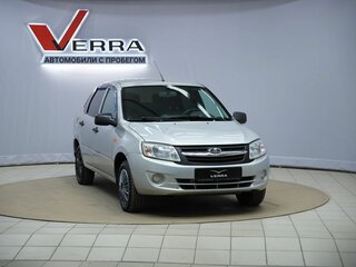 2013 Lada (ВАЗ) Granta I, серебристый, 420000 рублей, вид 3