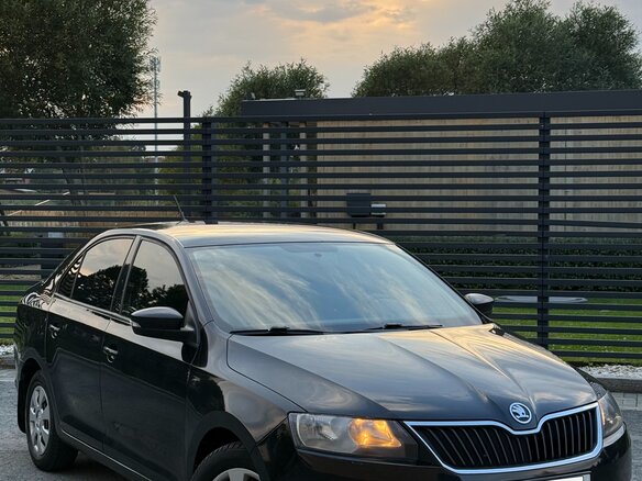 2017 Skoda Rapid I Рестайлинг, чёрный, 750000 рублей - вид 1