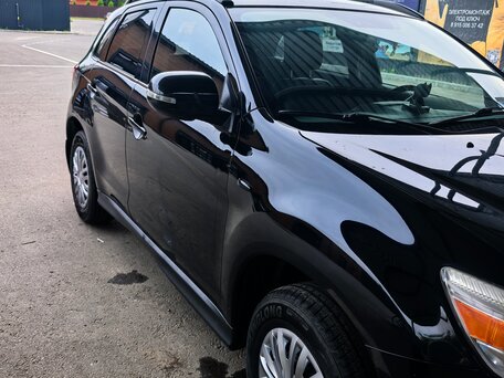 2012 Mitsubishi ASX I, чёрный, 930000 рублей, вид 4
