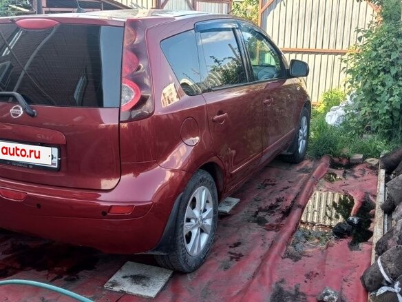 2012 Nissan Note I Рестайлинг, пурпурный, 800000 рублей - вид 2