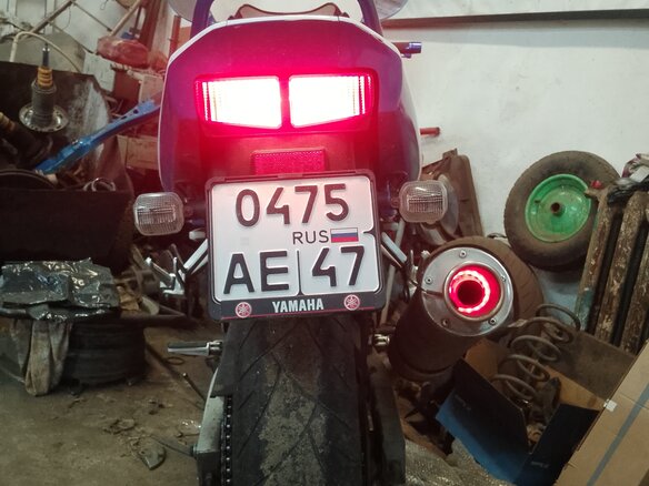 1997 Yamaha FZ400, синий, 225000 рублей - вид 5