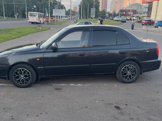 2007 Hyundai Accent ТагАЗ II, чёрный, 470000 рублей, вид 5