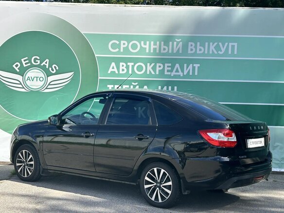 2023 Lada (ВАЗ) Granta I Рестайлинг, чёрный - вид 3