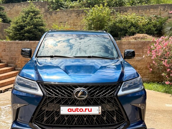 2019 Lexus LX 570 III Рестайлинг 2, синий, 11500000 рублей