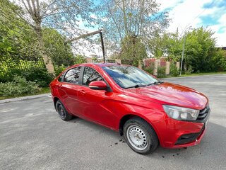 2016 Lada (ВАЗ) Vesta I, красный, 600000 рублей, вид 1