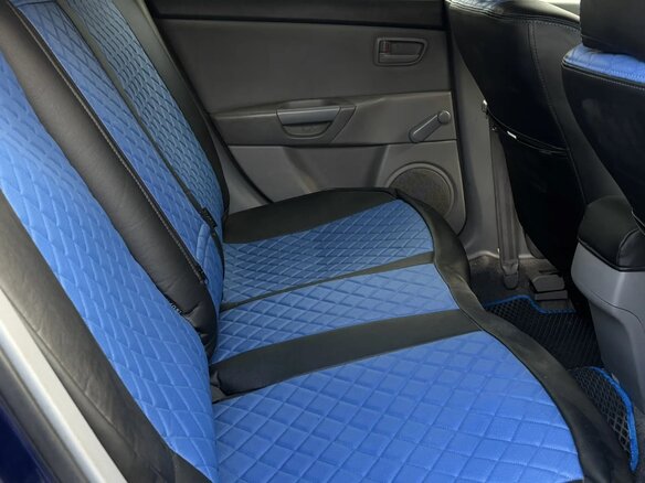 2006 Mazda 3 I (BK) Рестайлинг, синий, 329777 рублей - вид 12