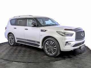 2019 Infiniti QX80 I Рестайлинг 2, белый, 6805000 рублей, вид 3