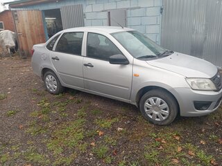 2015 Lada (ВАЗ) Granta I, серебристый, 340000 рублей, вид 1